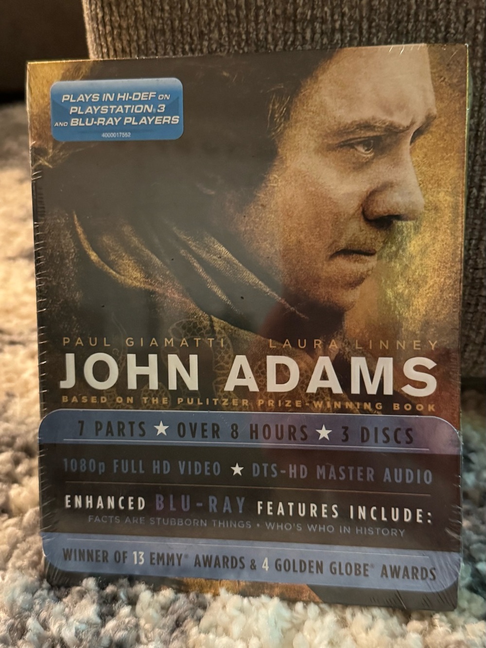 John Adams Blu-Ray Set of DVD’s Unopened